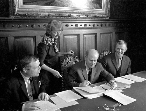 Håkon Stenstadvold, INgeborg Lyche, Leif Wilhelmsen og Torbjørn Rodahl