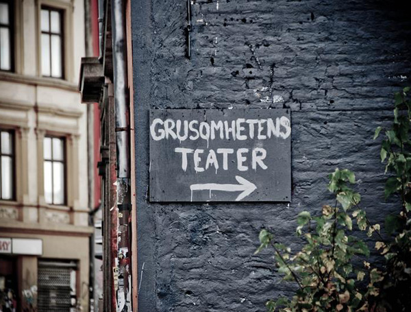 Grusomhetens teater fekk 1,8 millionar kroner i støtte frå ordninga Rom for kunst. Foto: Vistnorway.com